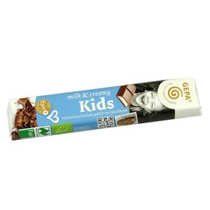 Gepa Bio mléčná čokoládová tyčinka s mléčným krémem pro děti 37,5 g