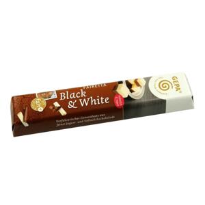 Gepa Bio čokoládová tyčinka z mléčné a bílé jogurtové čokolády 45 g