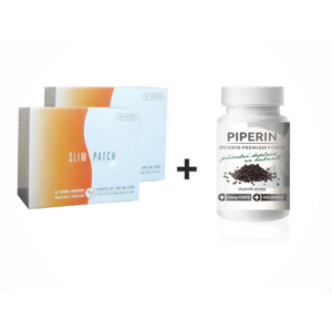 Bio-Detox Náplasti na hubnutí 2+1 Piperin Premium FORTE 20mg 120tbl. - ZDARMA